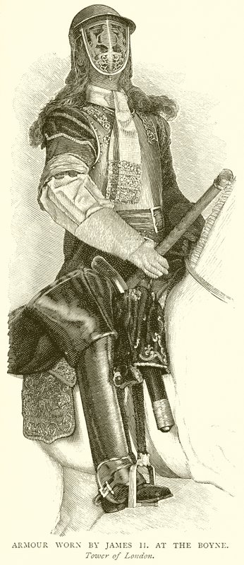 Armour Worn by James II at the Boyne by English School