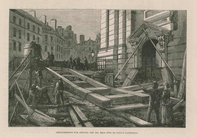 Arrangements for Getting the Big Bell into St Paul