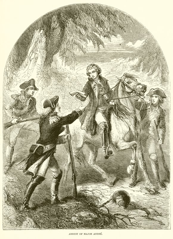 Arrest of Major Andre by English School
