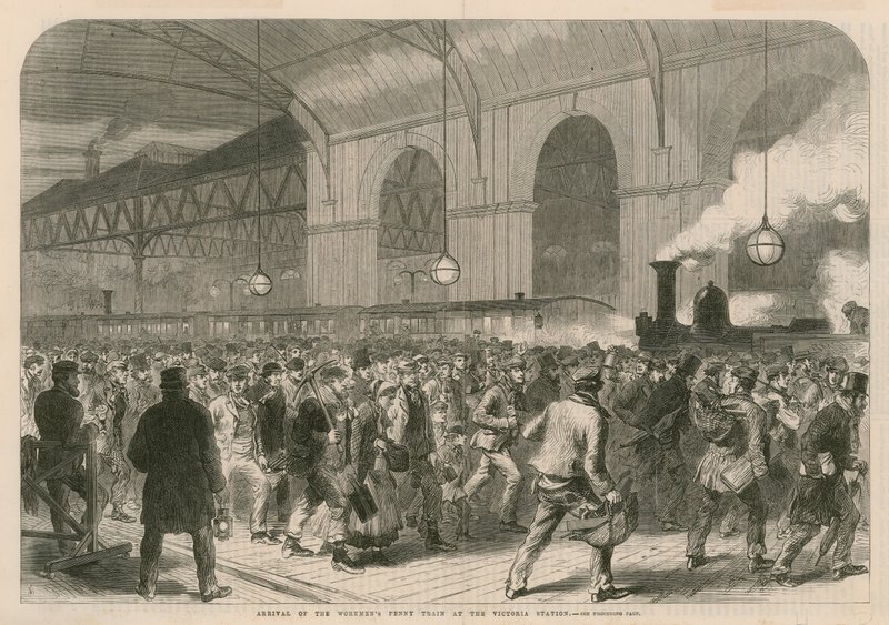 Arrival of the workmen