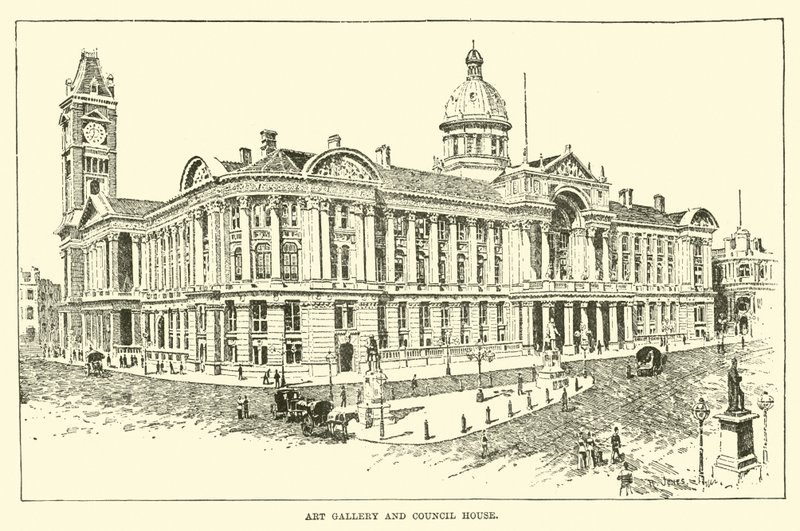 Art Gallery and Council House by English School