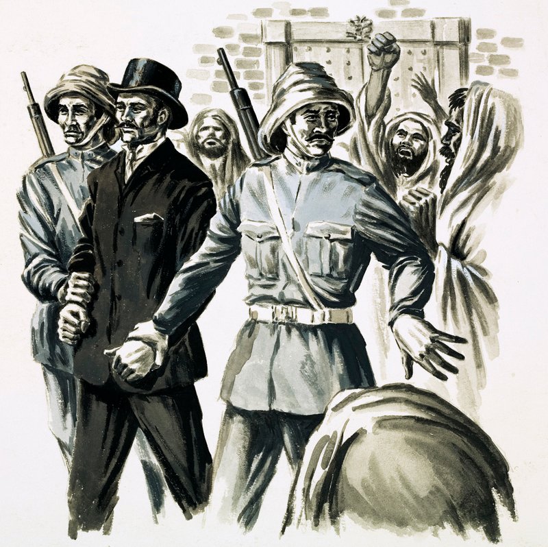Arthur Evans visited many trouble spots in Europe by English School
