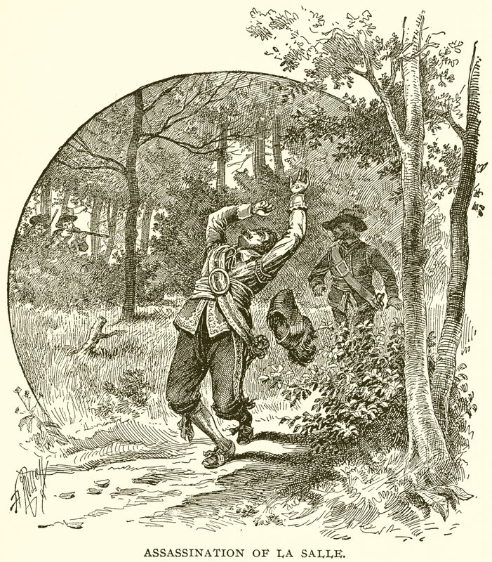Assassination of La Salle by English School