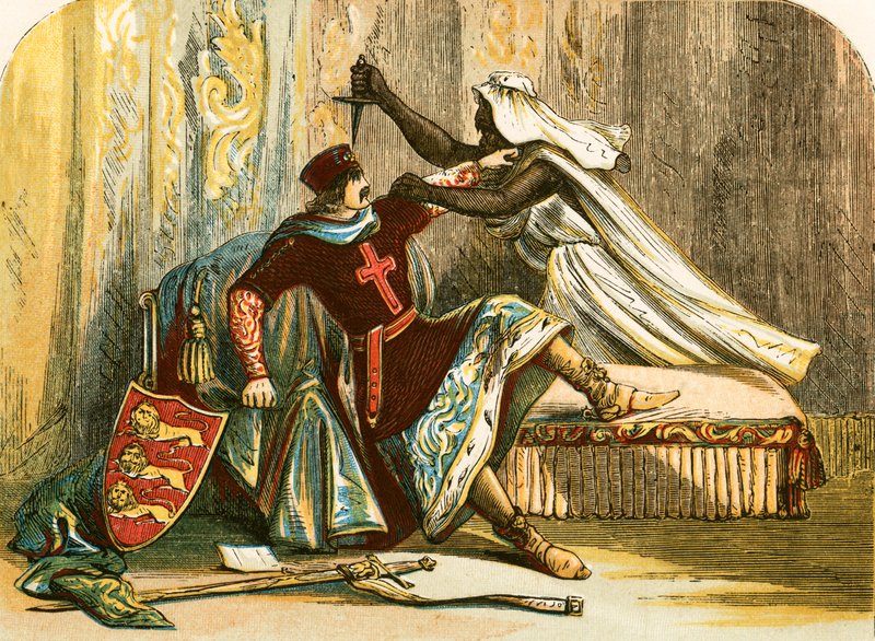 Attempted assassination of Edward I at the Holy Land by English School