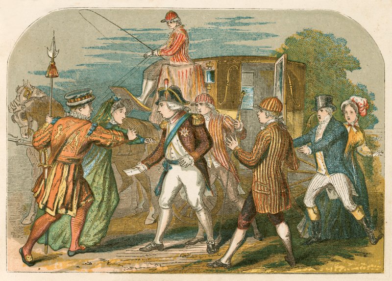 Attempted Assassination of George III by Margaret Nicholson by English School