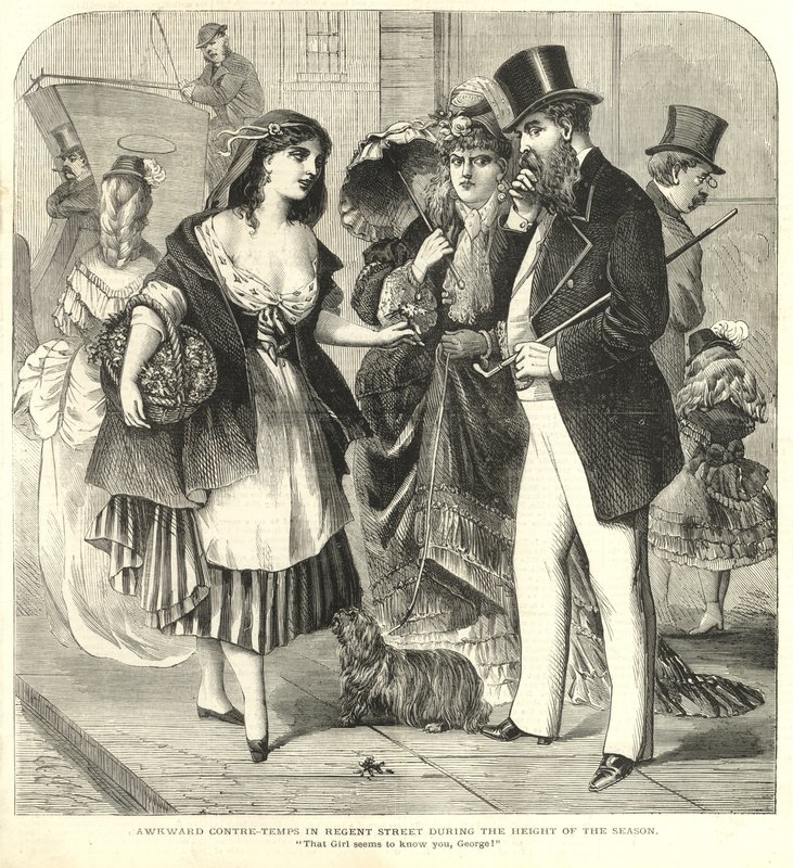 Awkward Contre-temps in Regent Street During the Height of the Season by English School