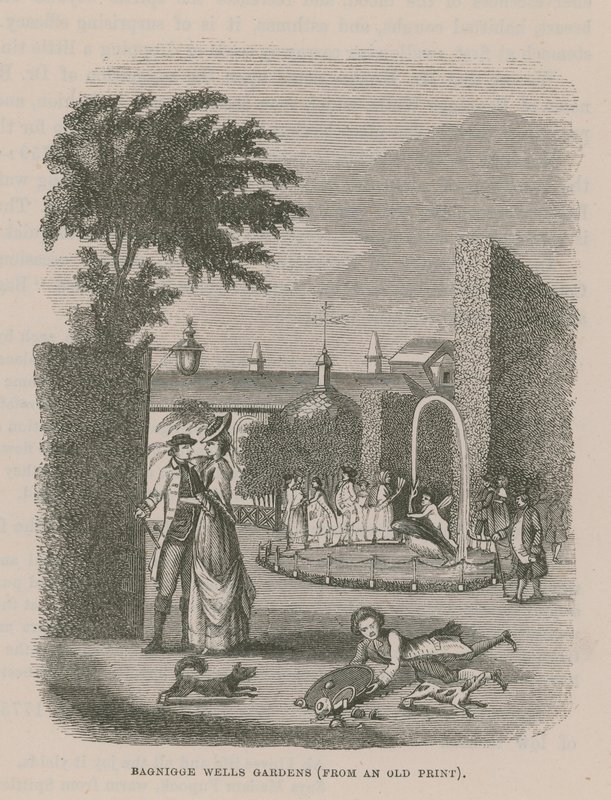 Bagnigge Wells Gardens by English School