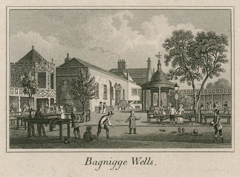 Bagnigge Wells, London by English School