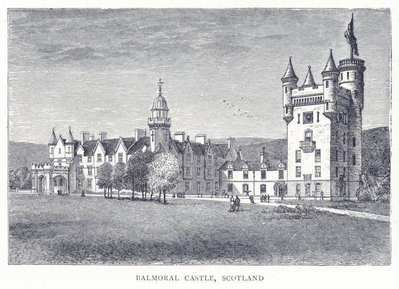 Balmoral Castle, Scotland by English School