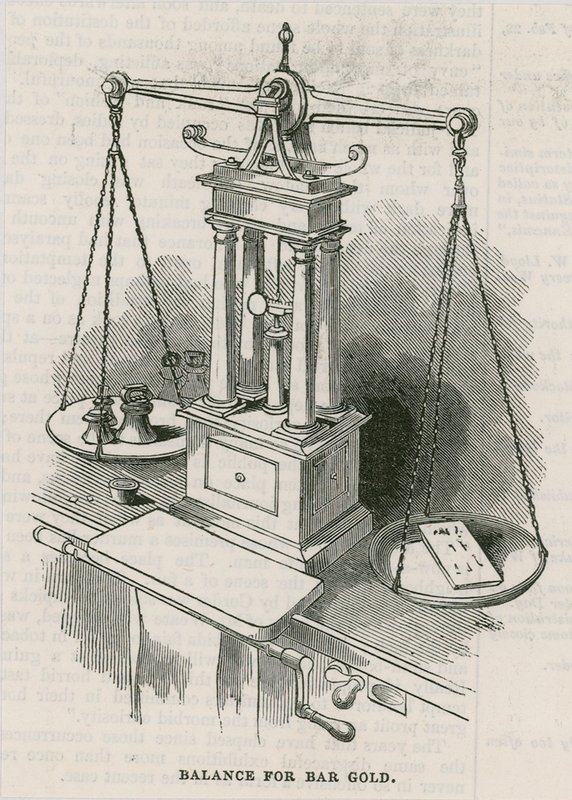 Bank of England, Bullion Office and Gold Weighing Room by English School