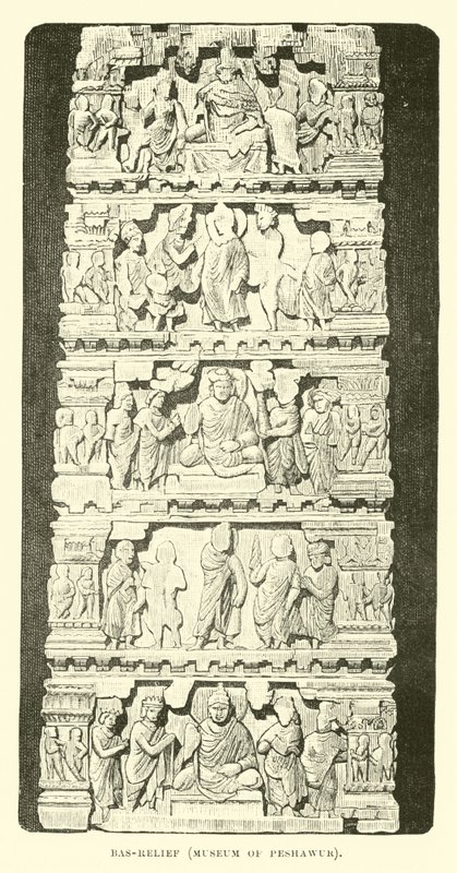 Bas-relief, Museum of Peshawur by English School