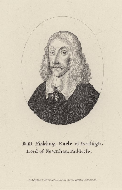 Basil Fielding, Earl of Denbigh (engraving) by English School