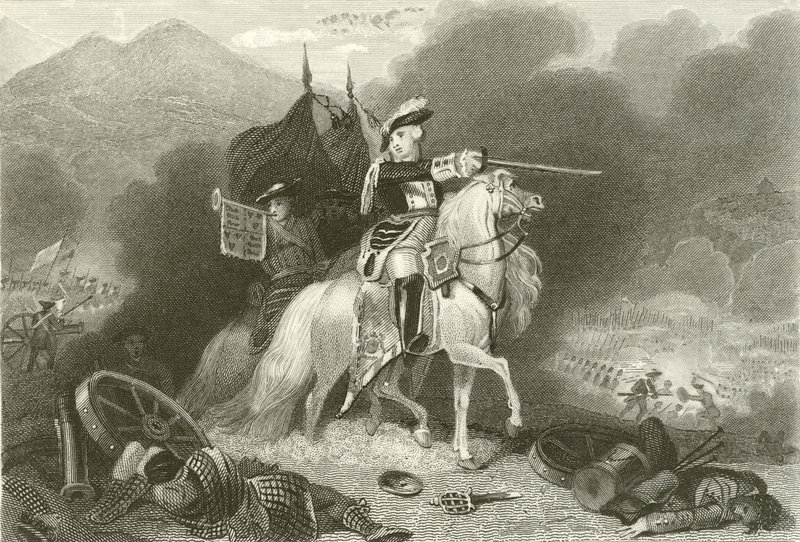 Battle of Culloden by English School