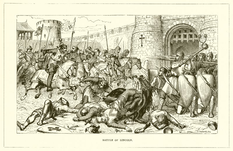 Battle of Lincoln by English School