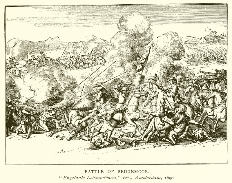 Battle of Sedgemoor by English School