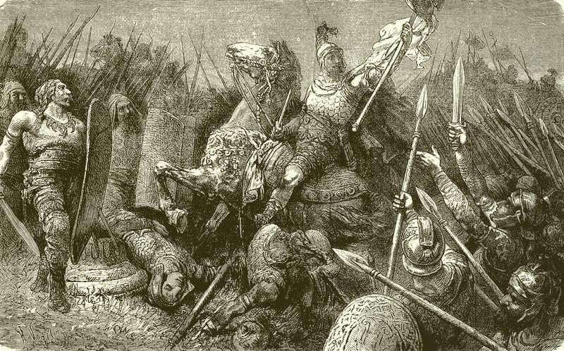 Belisarius Leads the Roman Army Against the Goths by English School