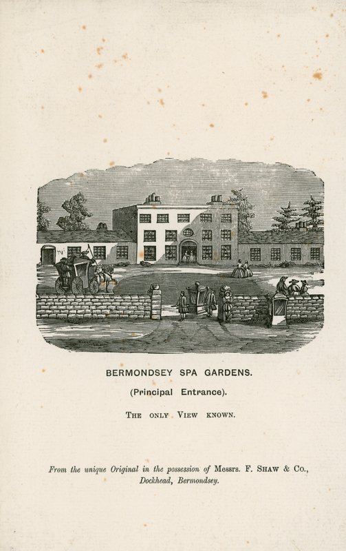 Bermondsey Spa Gardens by English School