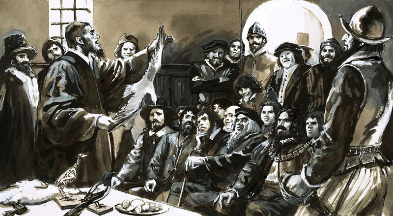 Bernard Palissy giving a public lecture on natural history by English School