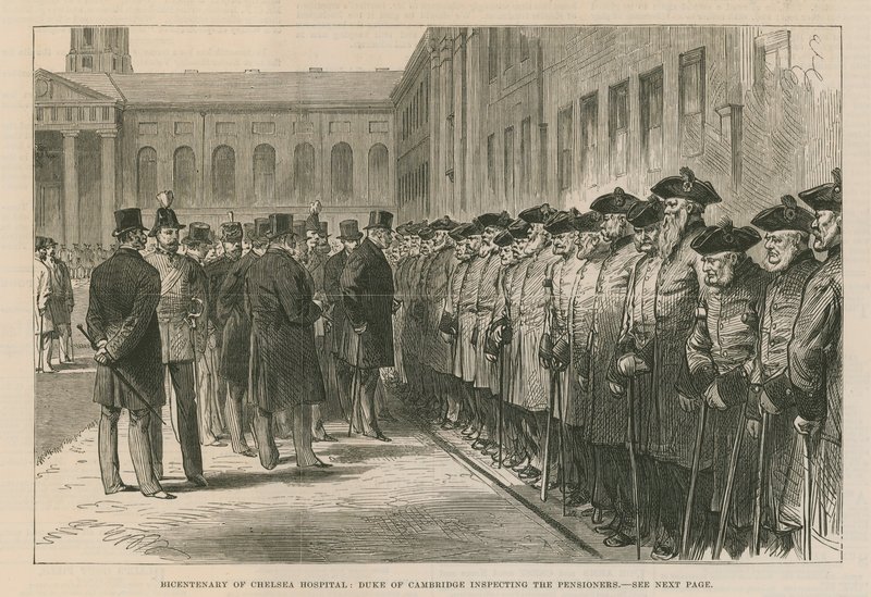 Bicentenary of Chelsea Hospital by English School