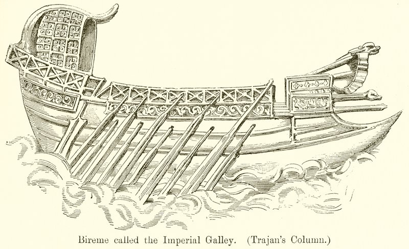 Bireme Called the Imperial Galley by English School