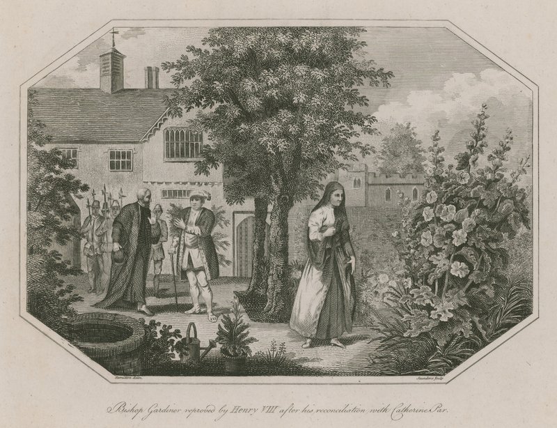 Bishop Gardiner Reproved by King Henry VIII After His Reconciliation with Catherine Parr by English School