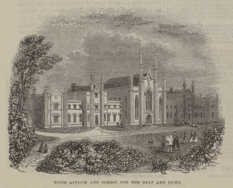 Blind Asylum and School for the Deaf and Dumb by English School