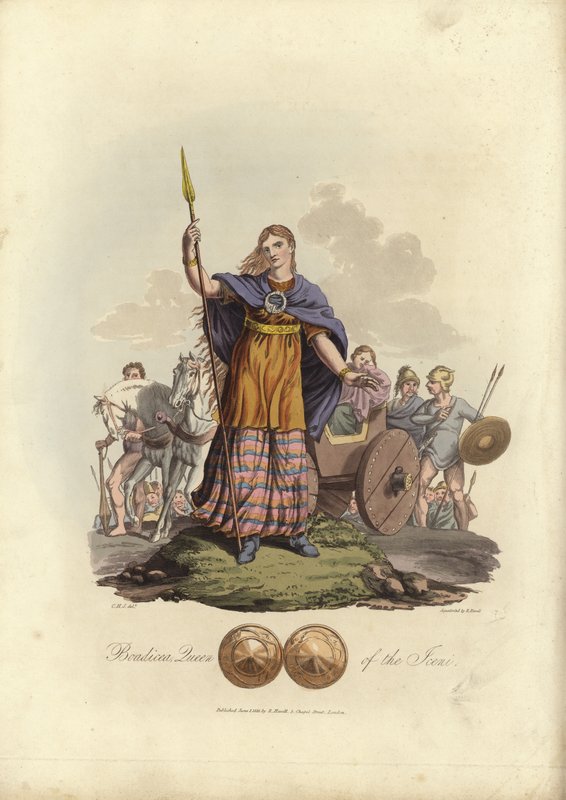 Boadicea, Queen of the Iceni by English School