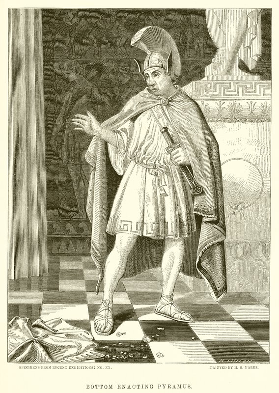 Bottom Enacting Pyramus by English School