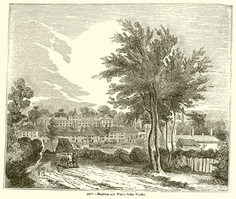 Boulton and Watts Soho Works by English School