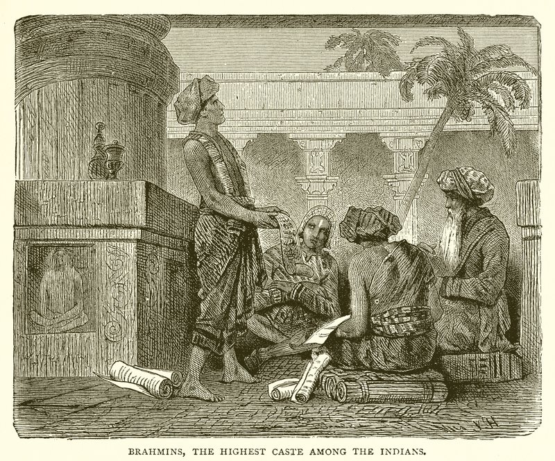 Brahmins, the Highest Caste among the Indians by English School