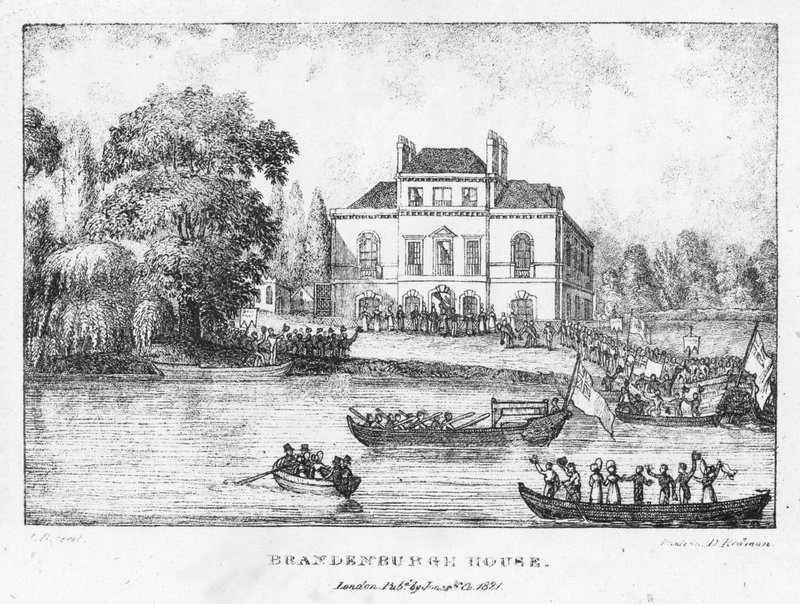 Brandenburgh House, London by English School