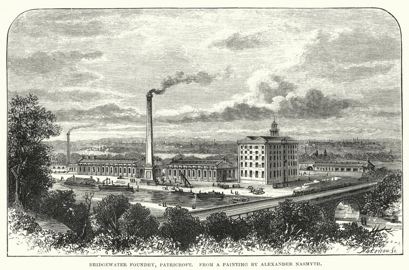 Bridgewater Foundry, Patricroft by English School