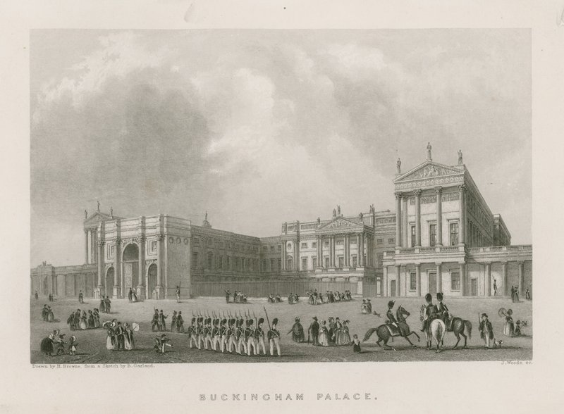 Buckingham Palace by English School