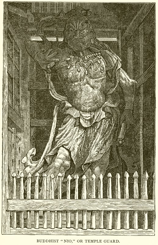 Buddhist Nio, or Temple Guard by English School