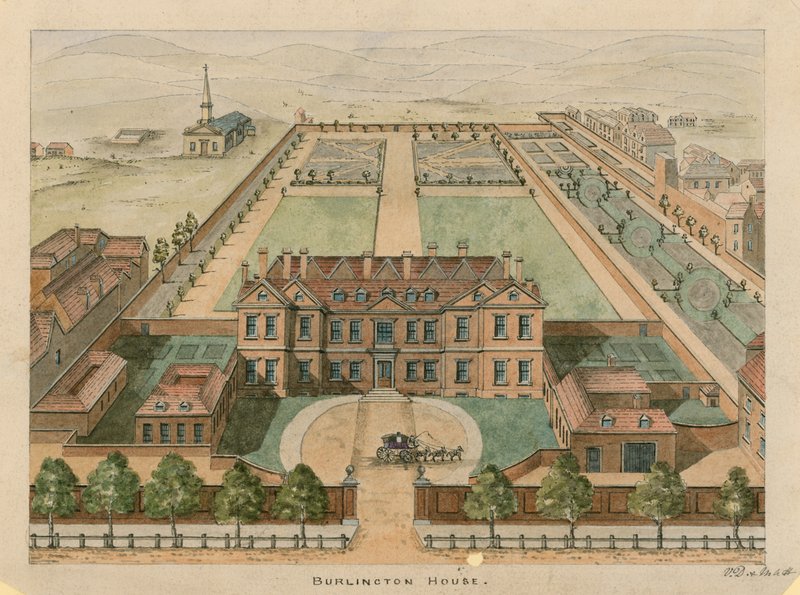 Burlington House, Piccadilly, London by English School