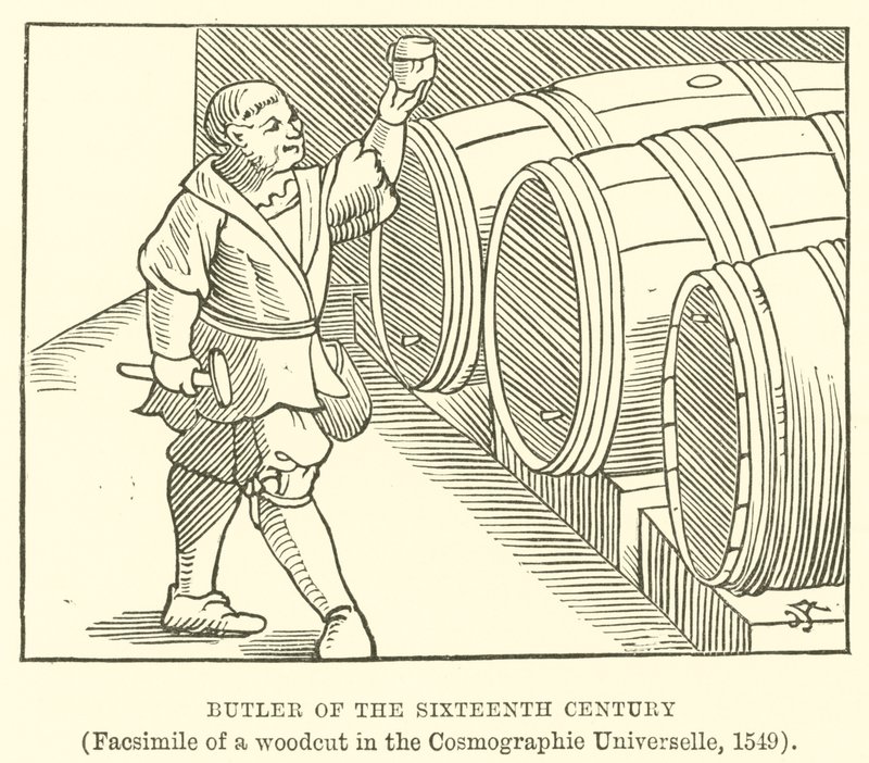 Butler of the Sixteenth Century by English School