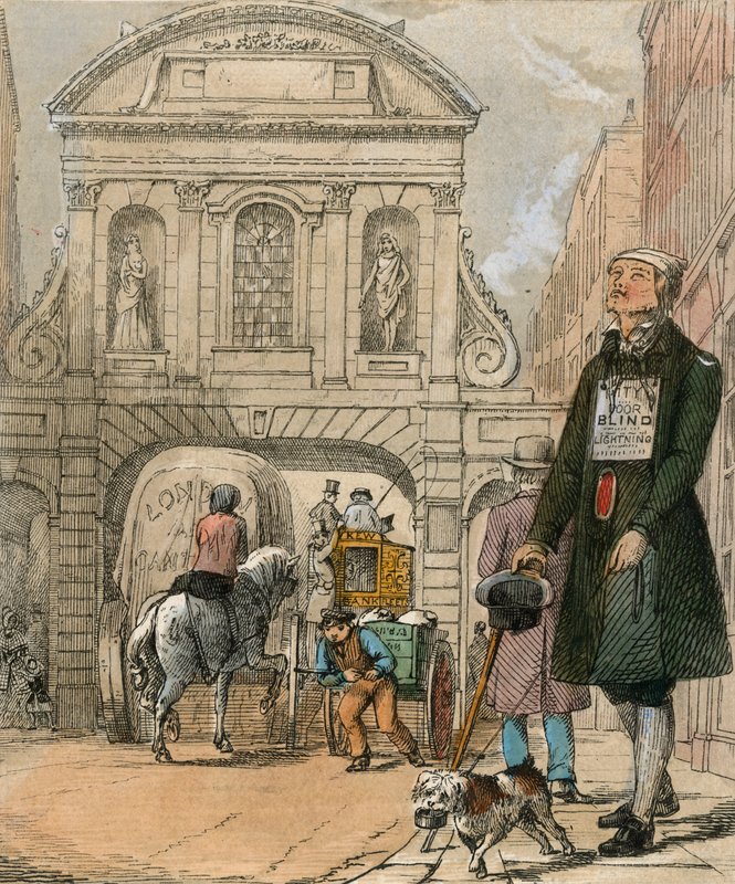 Buy a Lace Off the Poor Blind Man by English School