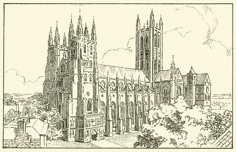 Canterbury Cathedral by English School