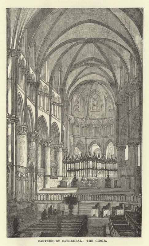 Canterbury Cathedral, The Choir by English School
