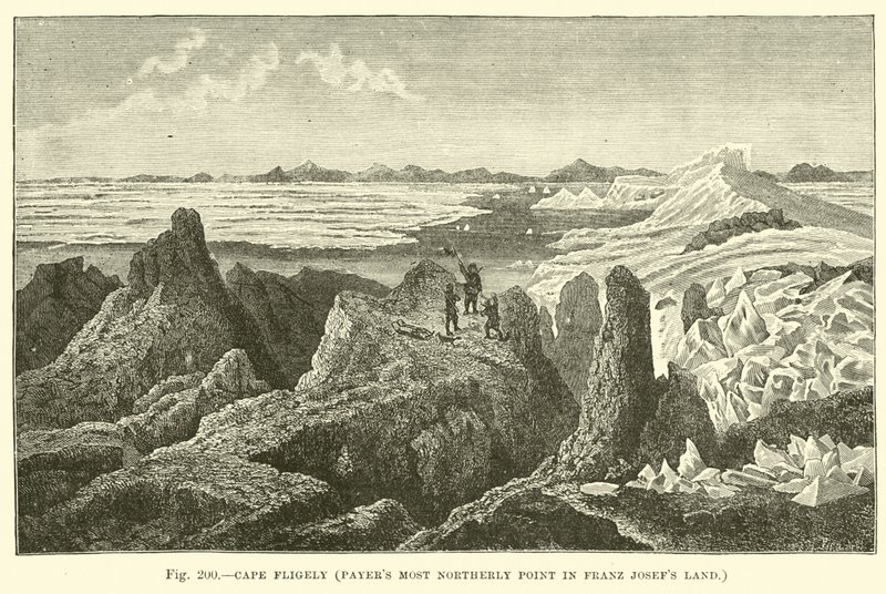 Cape Fligely, Payers most northerly point in Franz Josefs Land by English School