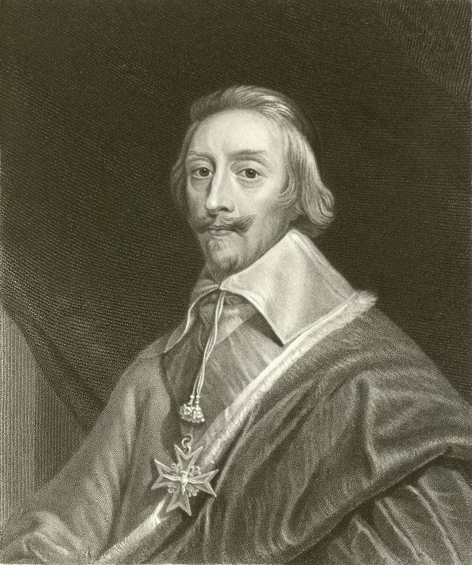 Cardinal Richelieu by English School