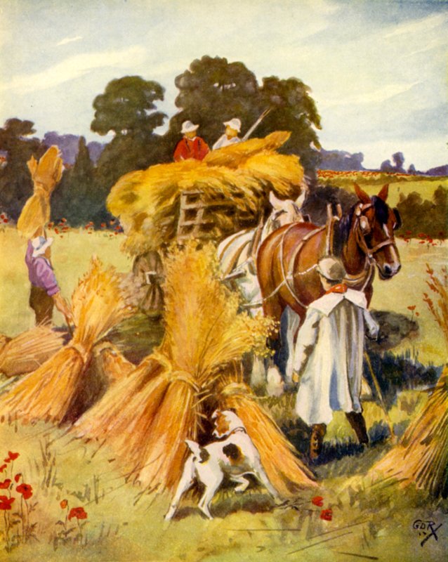 Carting the Corn by English School