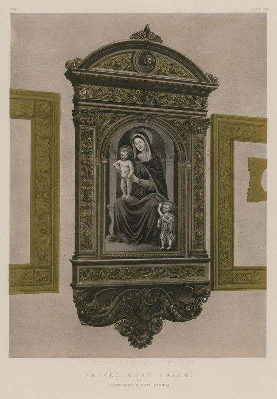 Carved Wood Frames by English School