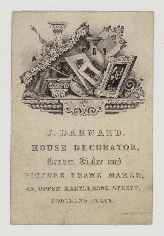 Carvers and Gilders, J Barnard by English School