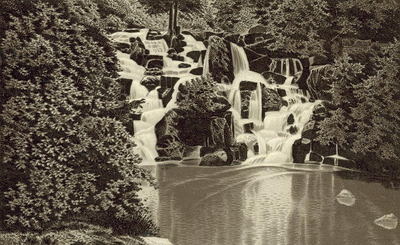Cascade, Virginia Water by English School