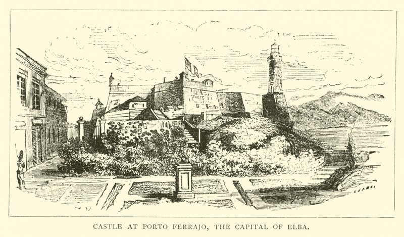 Castle at Porto Ferrajo, the Capital of Elba by English School