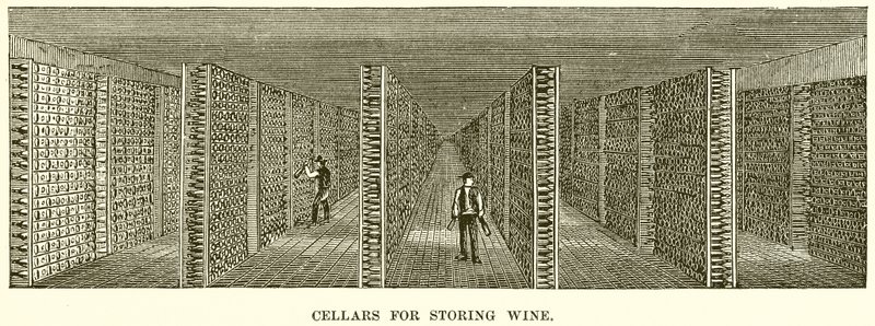 Cellars for Storing Wine by English School