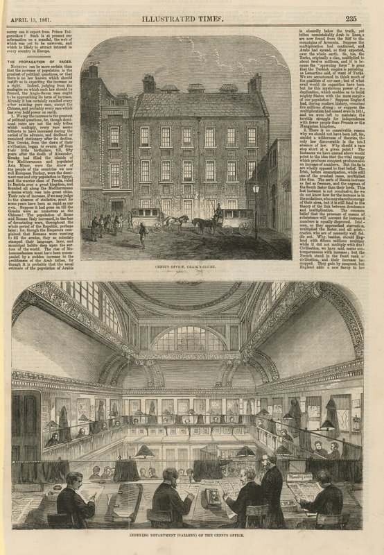 Census Office in Craigs Court by English School