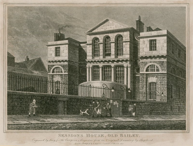 Central Criminal Court, Second Post-Fire Sessions House by English School