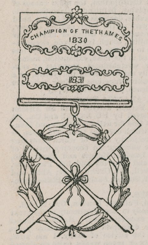 Champion of the Thames Insignia by English School